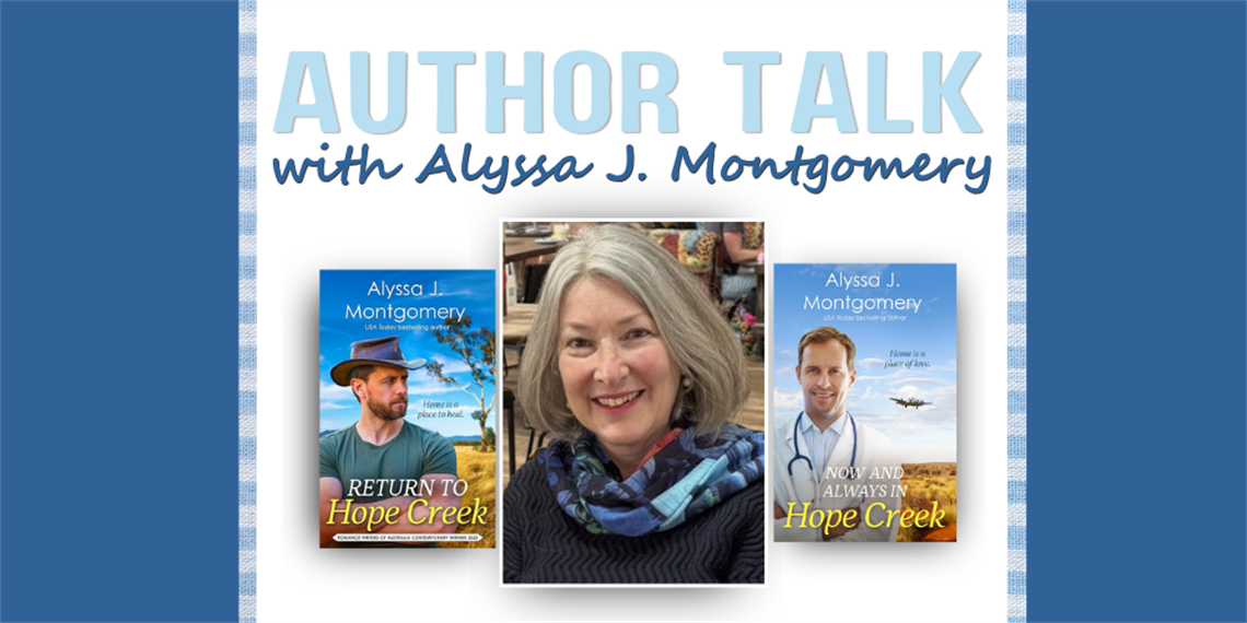 Alyssa J Montgomery and her book covers