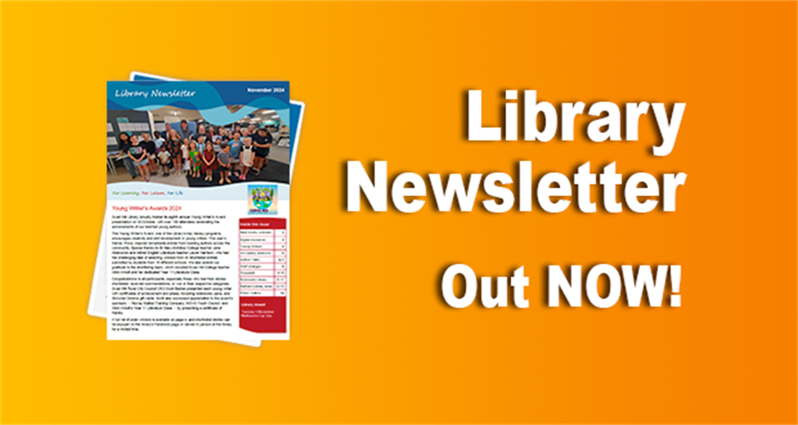 The November issue of the Library newsletter is out now.